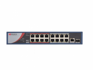 DS-S1816P(B)	                                                                                          16 RJ45 100M PoE, 8    ; 1 Uplink  1000 Ethernet; 1 SFP  1000; IEEE802.3af, IEEE802.3at