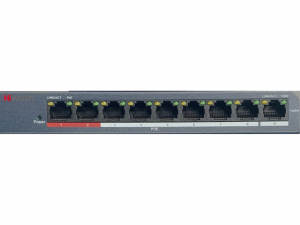 DS-S908P(B)	                                                                                          8 RJ45 100M PoE, 2    ; 1 Uplink  100 Ethernet; IEEE802.3af, IEEE802.3at;  PoE 58; 